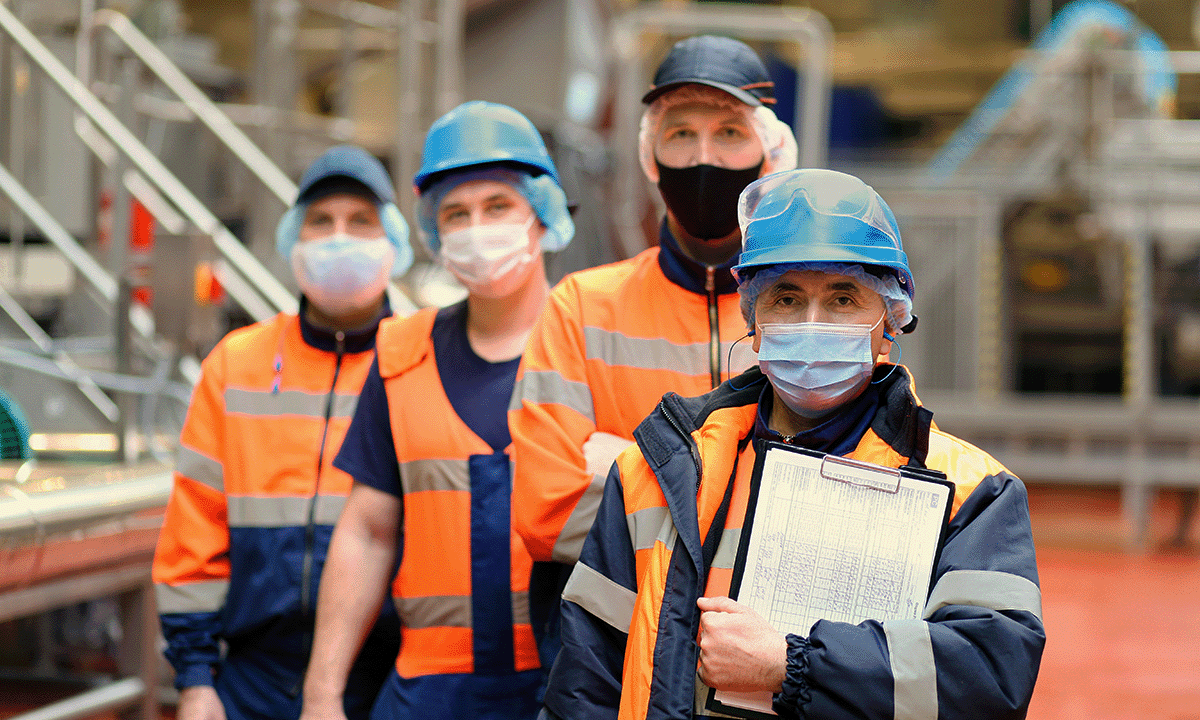 PepsiCo Ukraine employees in a plant